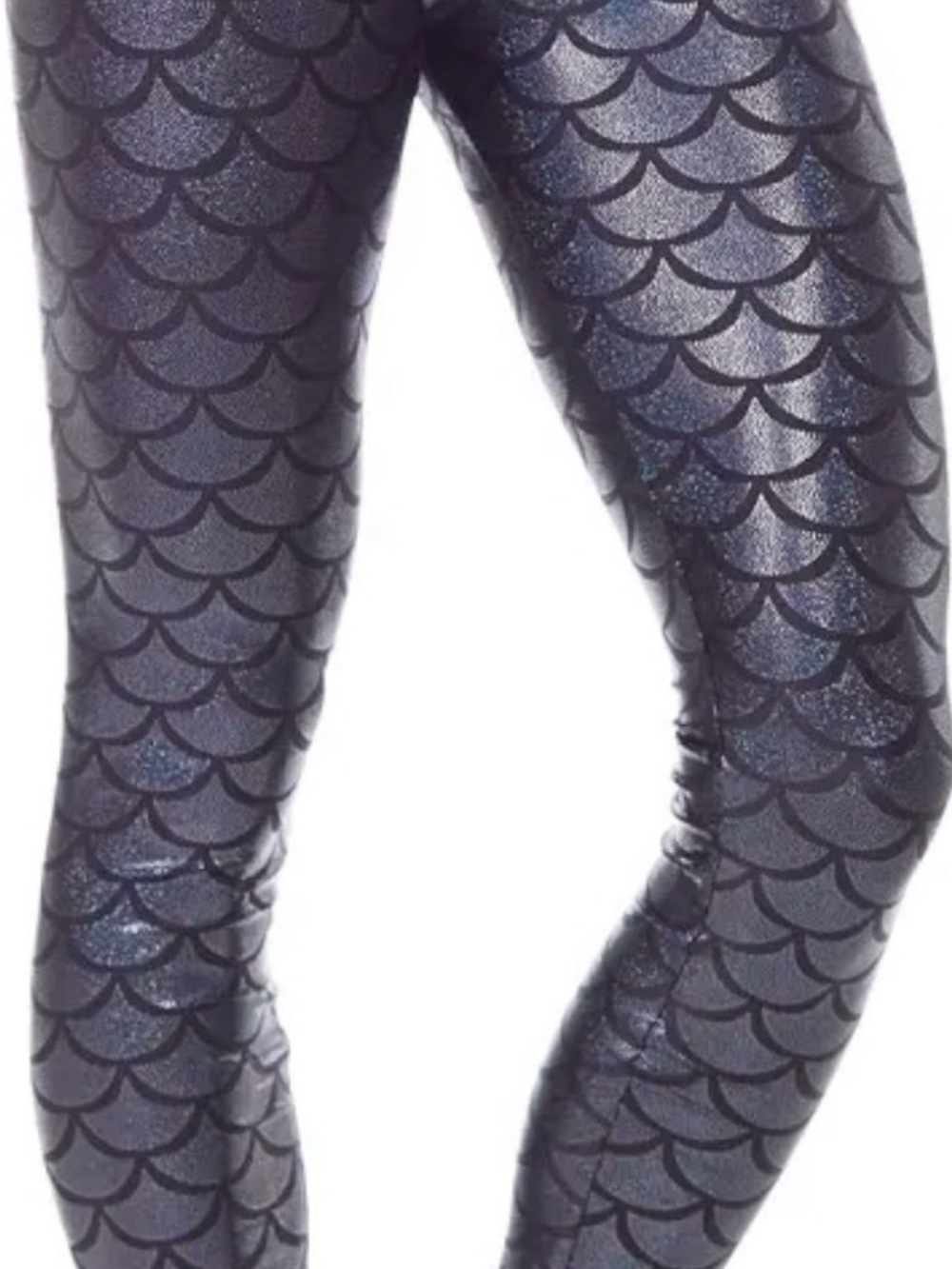 Emily Hsu Designs Black Mermaid Leggings Sz- Small